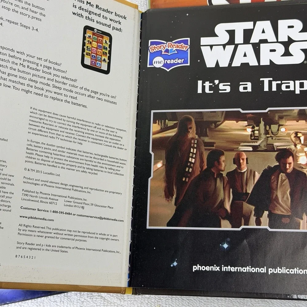 Star Wars Story Reader ME Reader Reads Aloud 6 Electronic Books No Reader